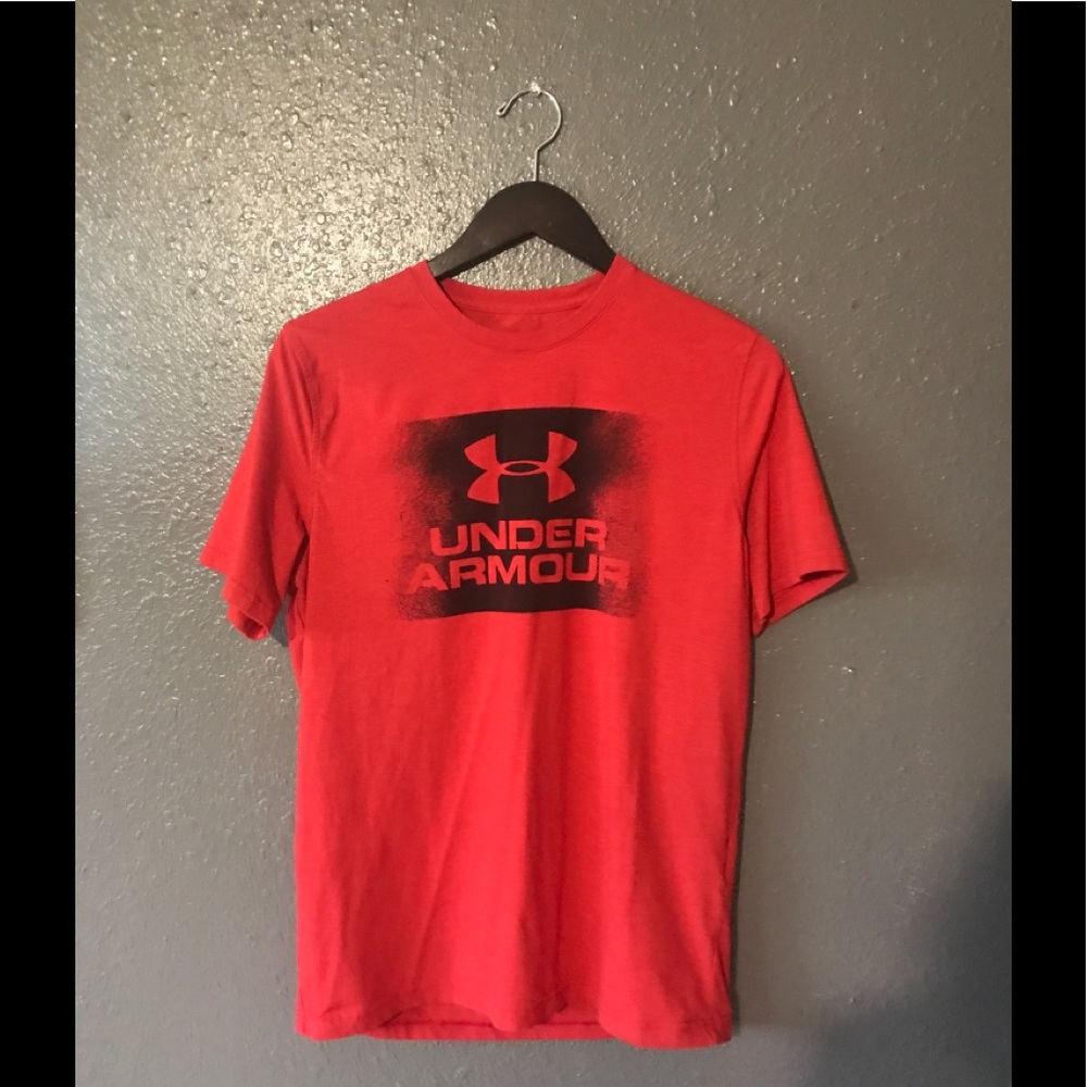 Under Armour red shirt